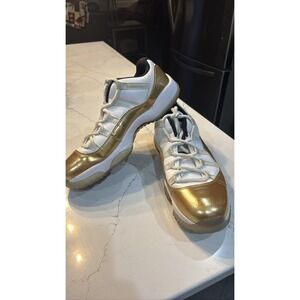 Air Jordan 11 Retro Low Closing Ceremony White Gold 528895-103 Sz 11